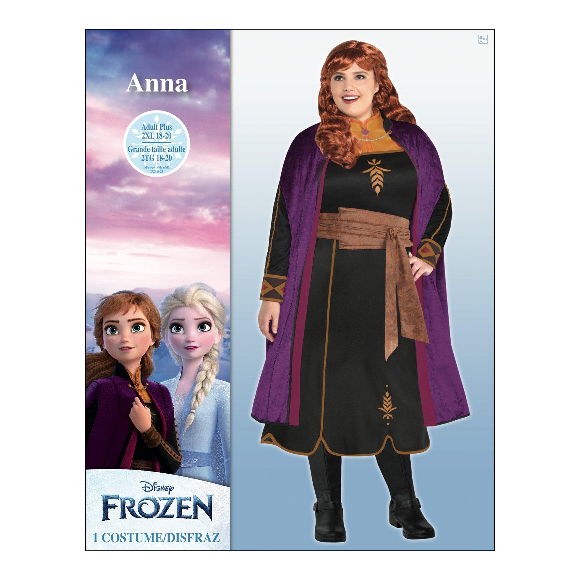 Adult Act 2 Anna Costume Plus Size - Frozen 2