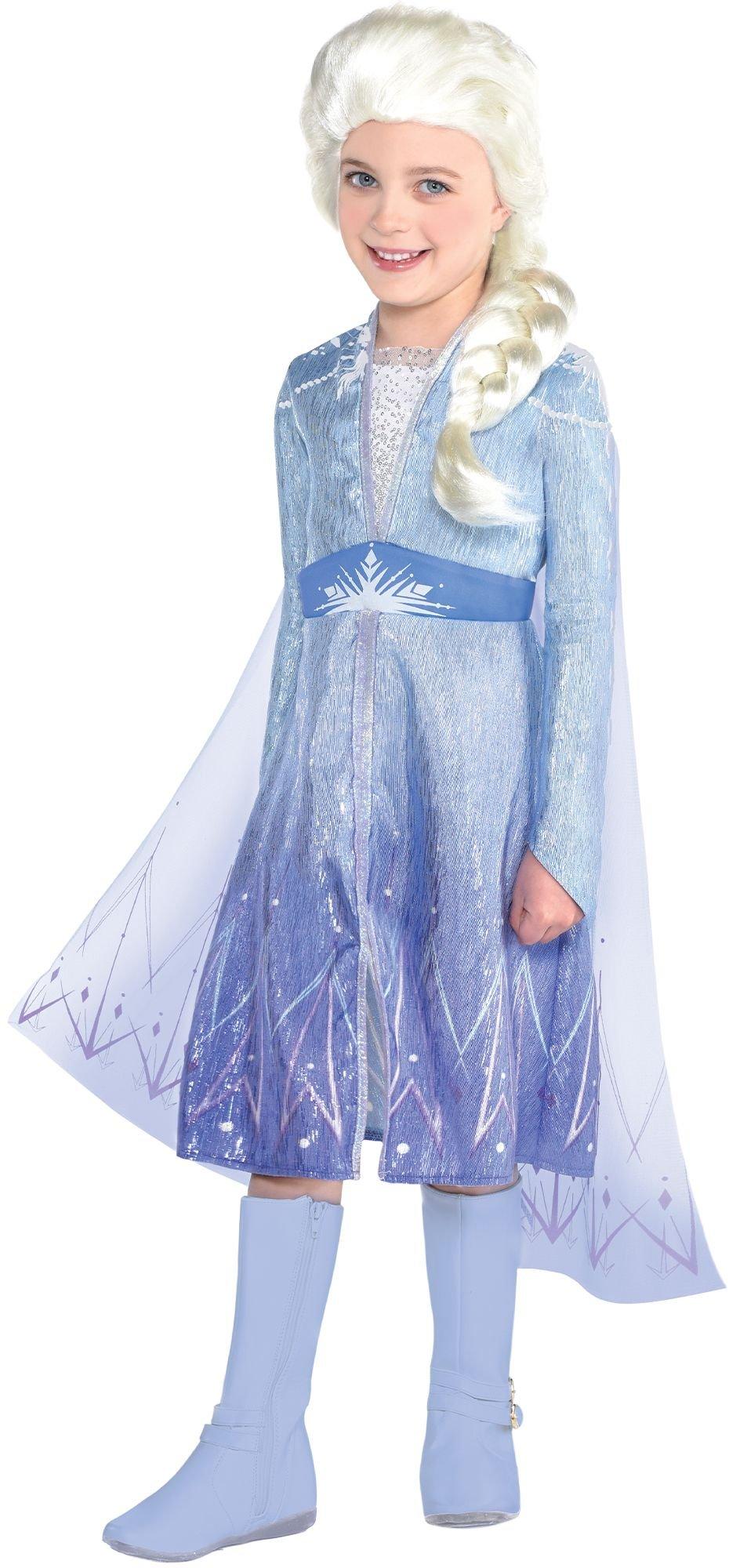 Elsa Frozen 2 Dresselsa Blue Frozen Costumebirthday Girl 