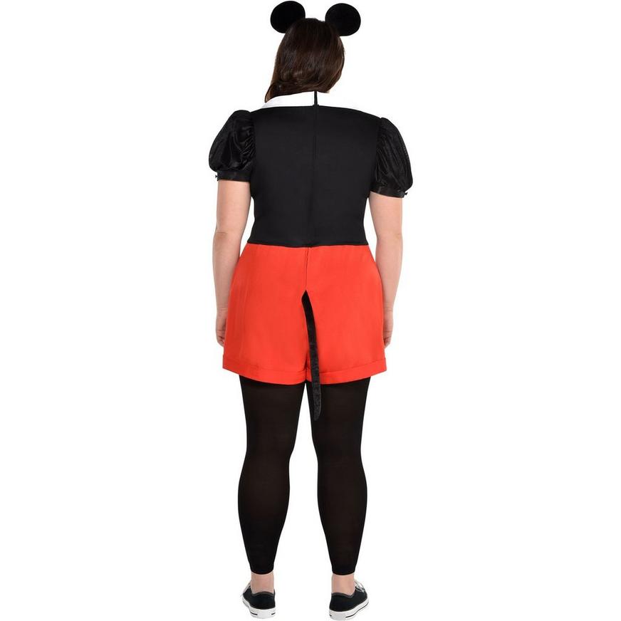 Adult Trendy Mickey Mouse Costume Plus Size