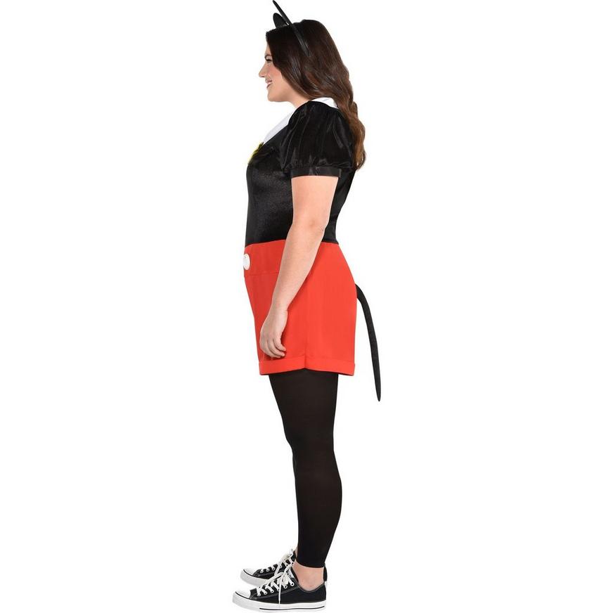 Adult Trendy Mickey Mouse Costume Plus Size