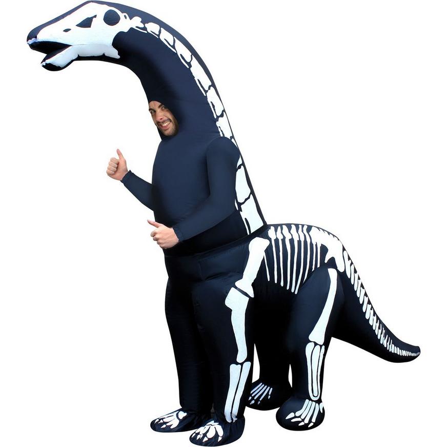 Adult Inflatable Skeleton Diplodocus Costume