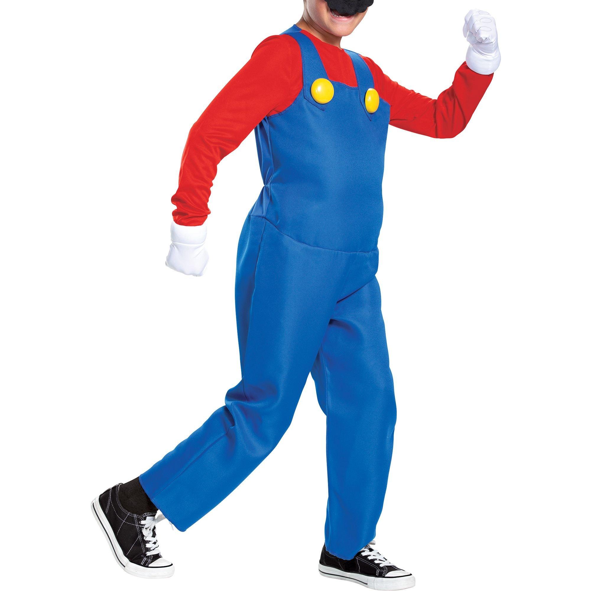 Kids' Mario Deluxe Costume - Super Mario Brothers