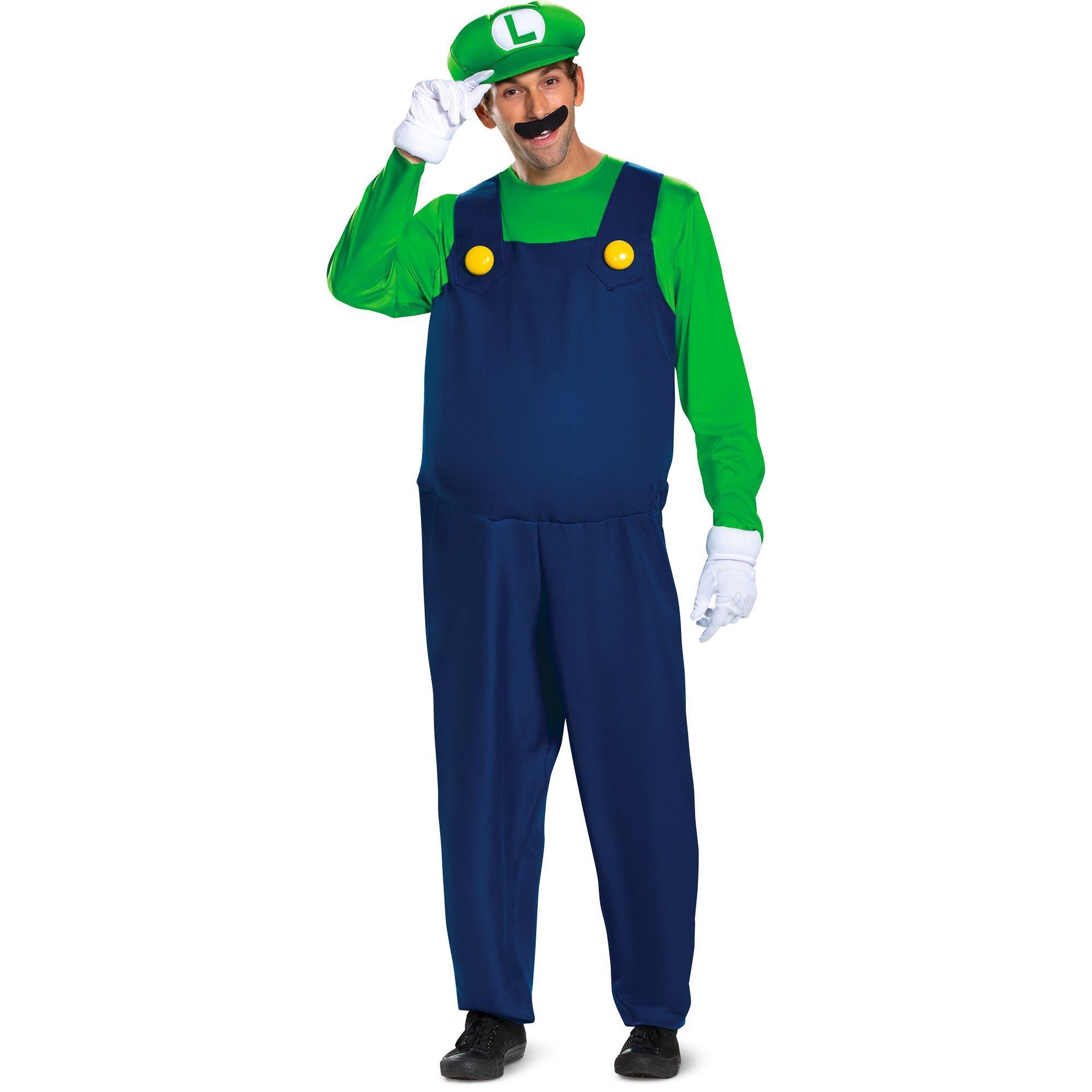 Adult Luigi Costume - Super Mario Brothers