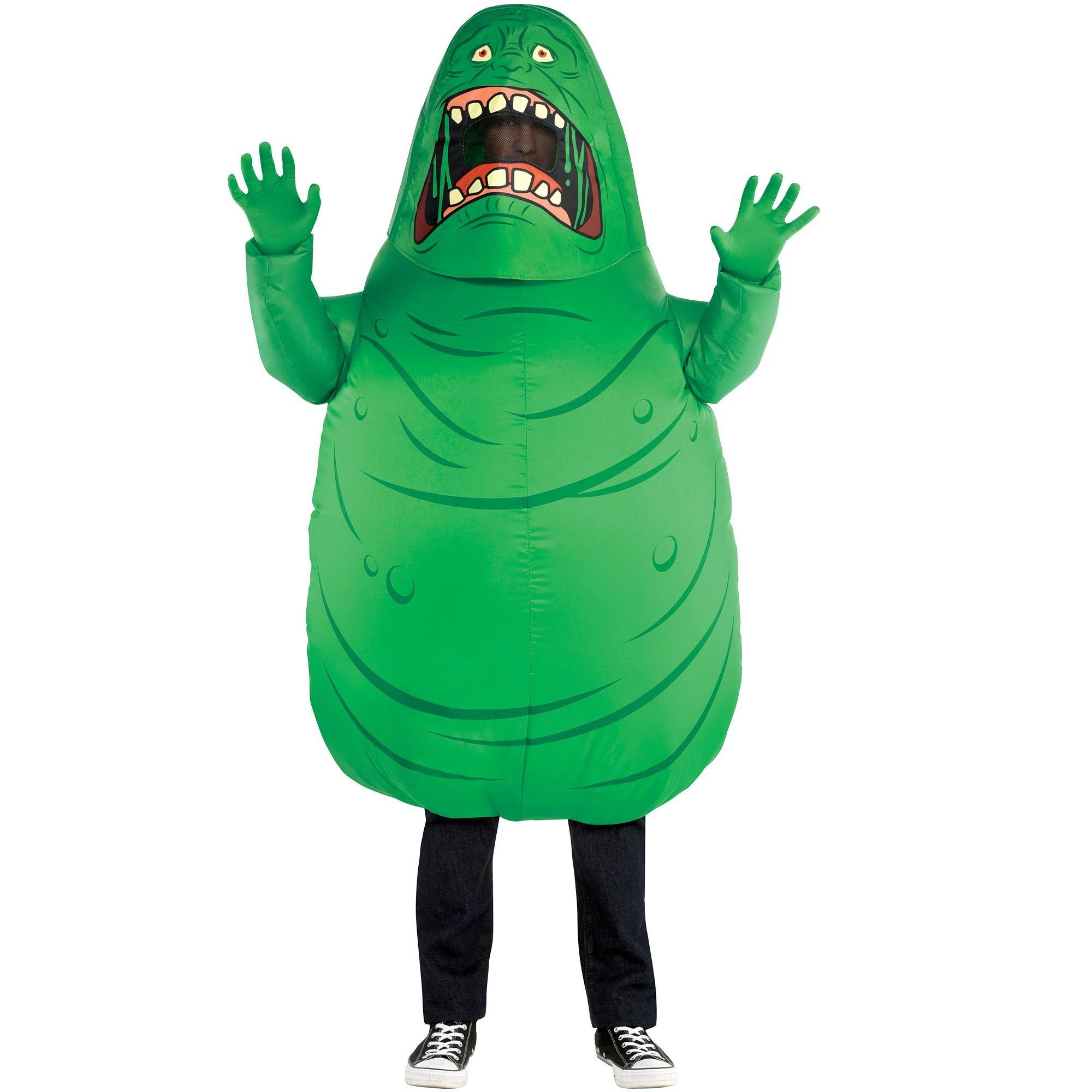 Adult Classic Inflatable Slimer Costume - Ghostbusters