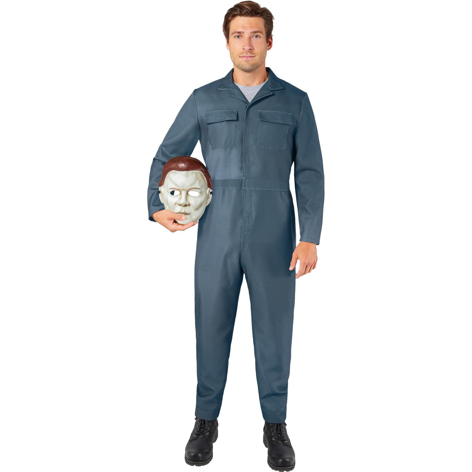 Adult Gray Michael Myers Jumpsuit Halloween Party City
