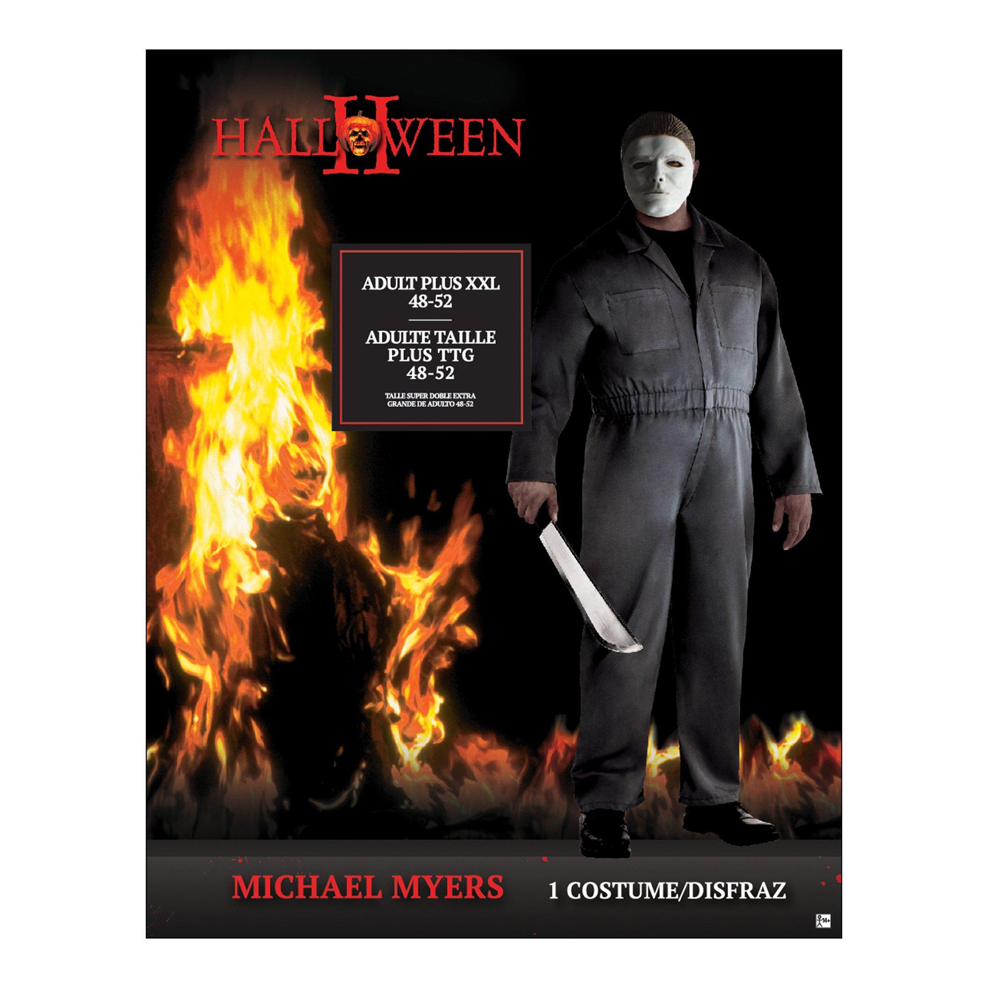 Adult Gray Michael Myers Costume Plus Size - Halloween