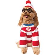 Where's Waldo Dog Costume