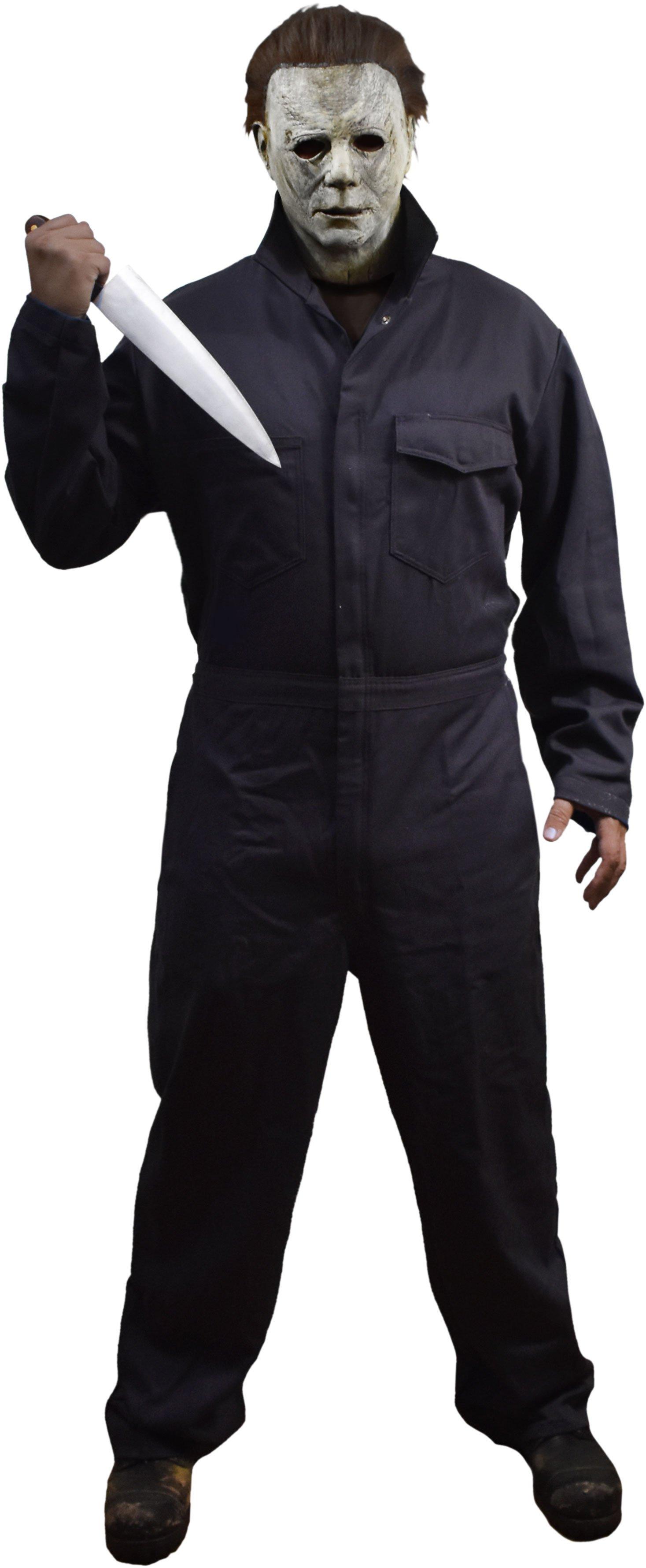 Adult Gray Michael Myers Jumpsuit - Halloween 2018 - Size - Standard Size |  Party City