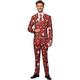 Adult Light-Up Red Christmas Suit