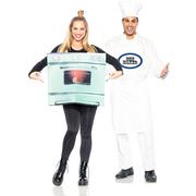 Adult Chef & Bun in the Oven Couples Maternity Costumes