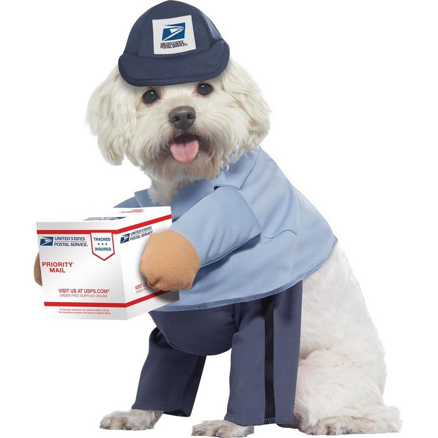 US Mail Carrier Dog Costume