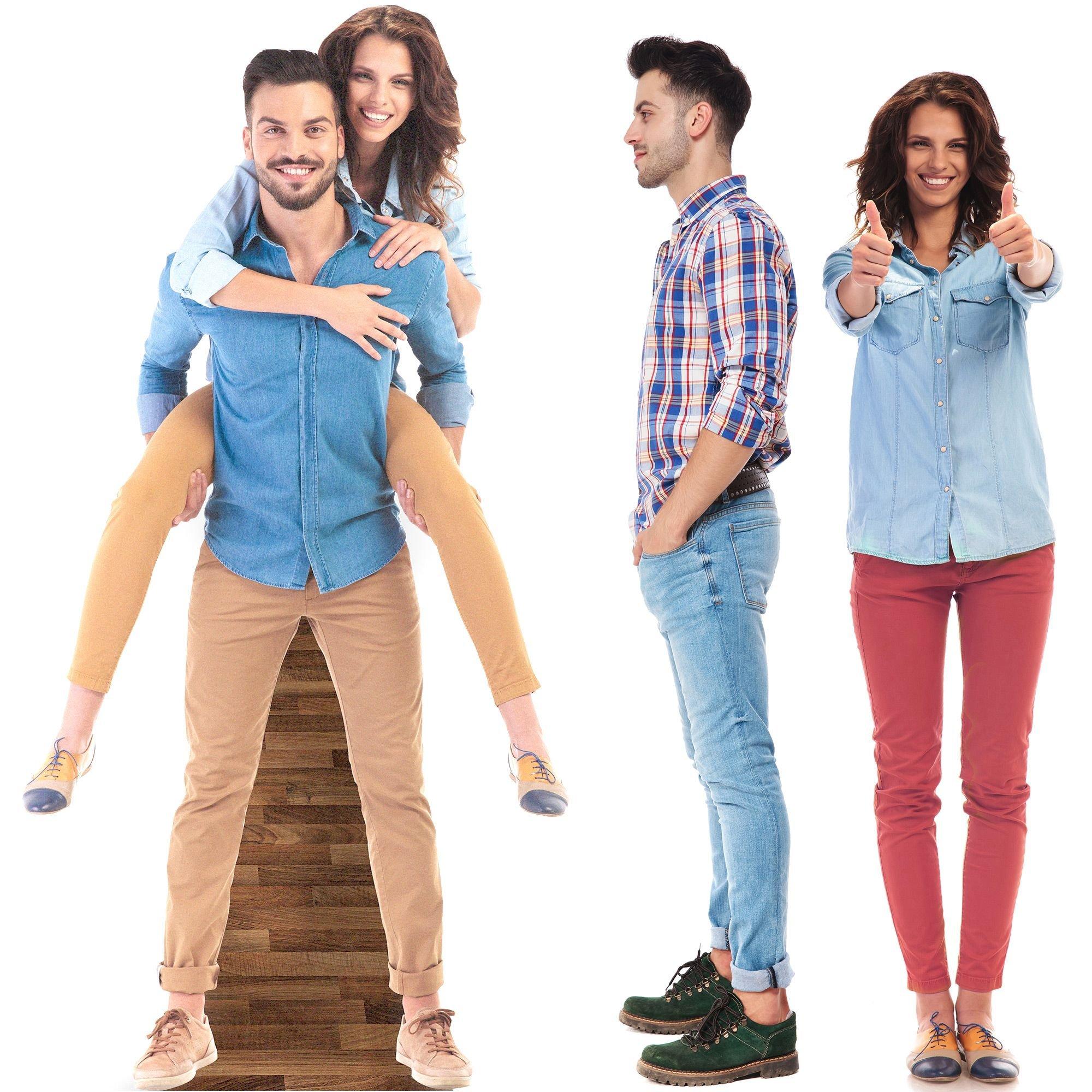 OEM Lifesize Cardboard Cutout Standee Stand up Poster Man Shelves