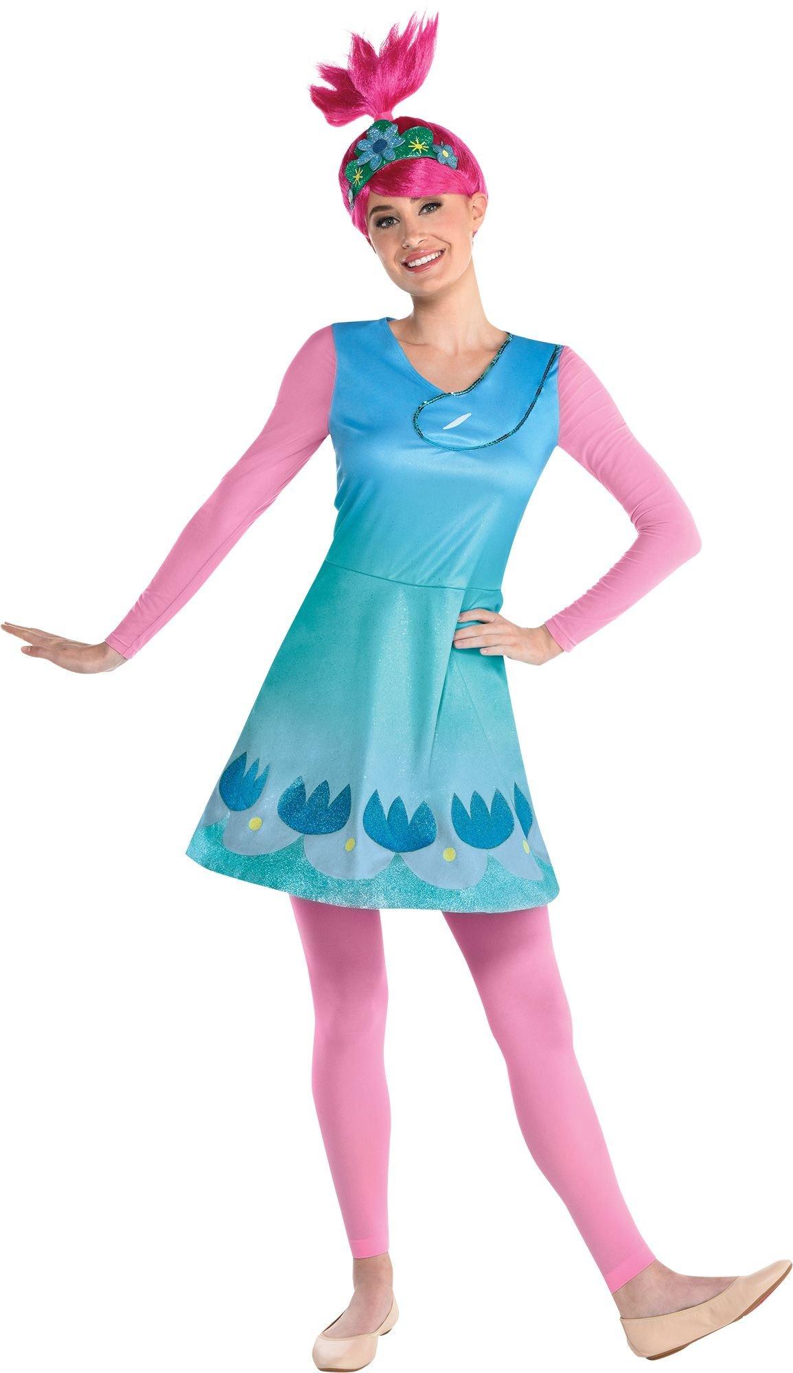  Fun Costumes Adult Trolls Lady Glitter Sparkles