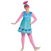 Adult Queen Poppy Costume Plus Size - Trolls World Tour