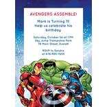 Custom Avengers Invitations