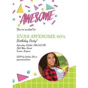 Custom Awesome Party Photo Invitations