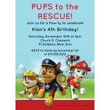 Custom PAW Patrol Invitations