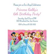 Custom Once Upon a Time Disney Princess Invitations