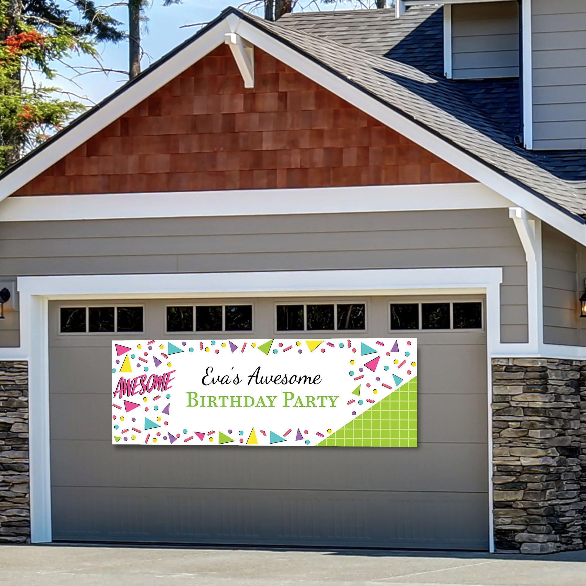 Custom Awesome Party Horizontal Banner Party City