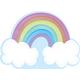 Magical Rainbow Birthday Standee