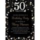 Custom Sparkling Celebration 50 Invitations