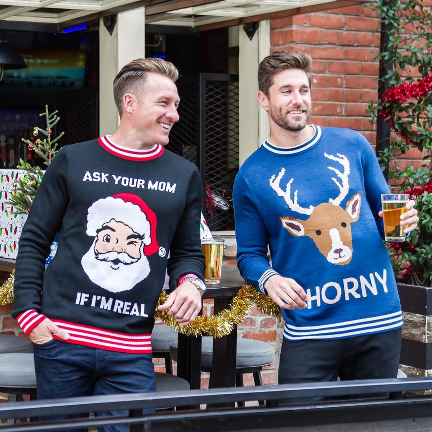 Adult Horny as Buck Ugly Christmas Sweater