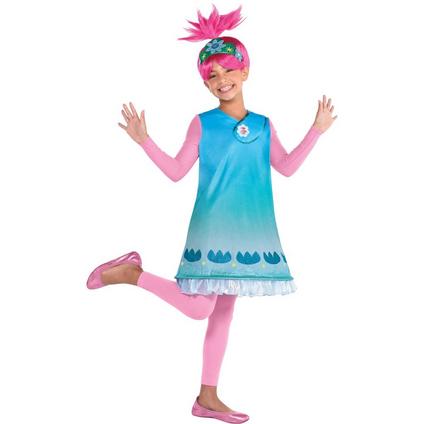 Child Queen Poppy Costume - Trolls World Tour | Party City