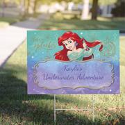 Custom The Little Mermaid Ariel Dream Big Yard Sign