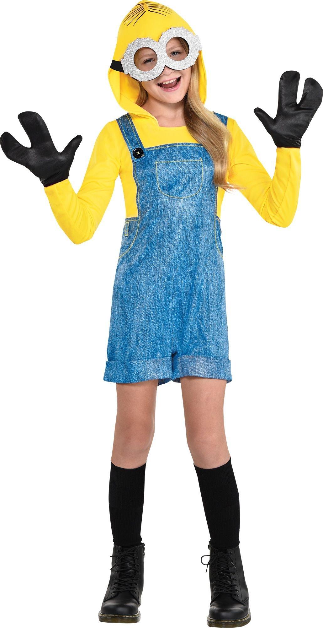 Girls Minions 4 Costume 8-10 Medium A307 | Halloween City