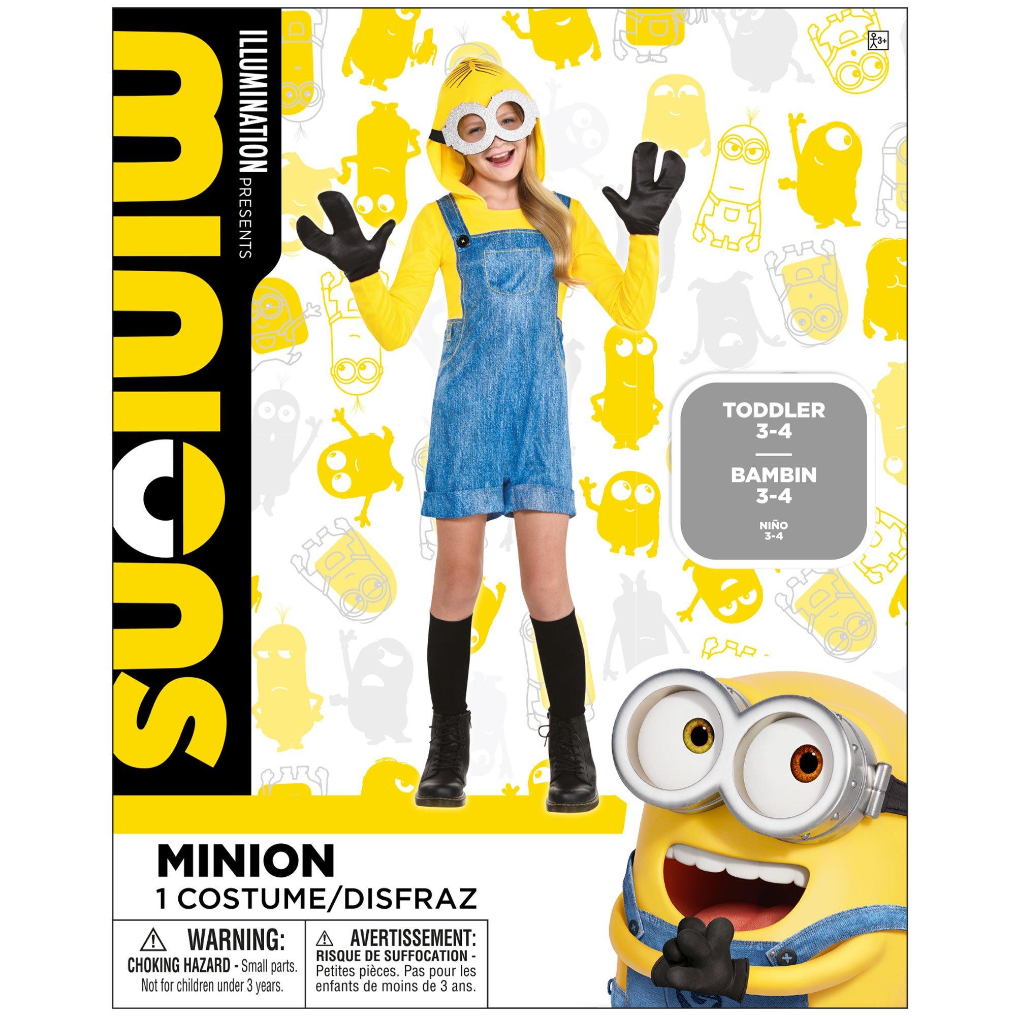 Toddler & Kids' Despicable Me Minion Yellow/Blue Jumpsuit with