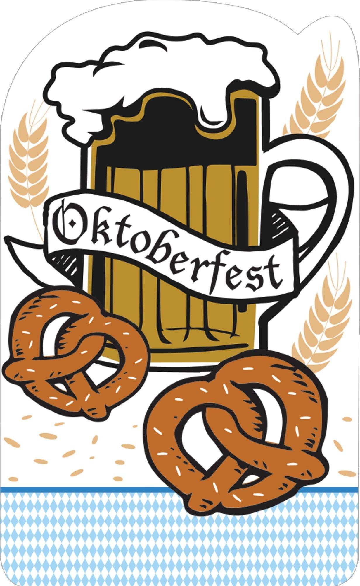 Oktoberfest Centerpiece Cardboard Cutout, 18in | Party City