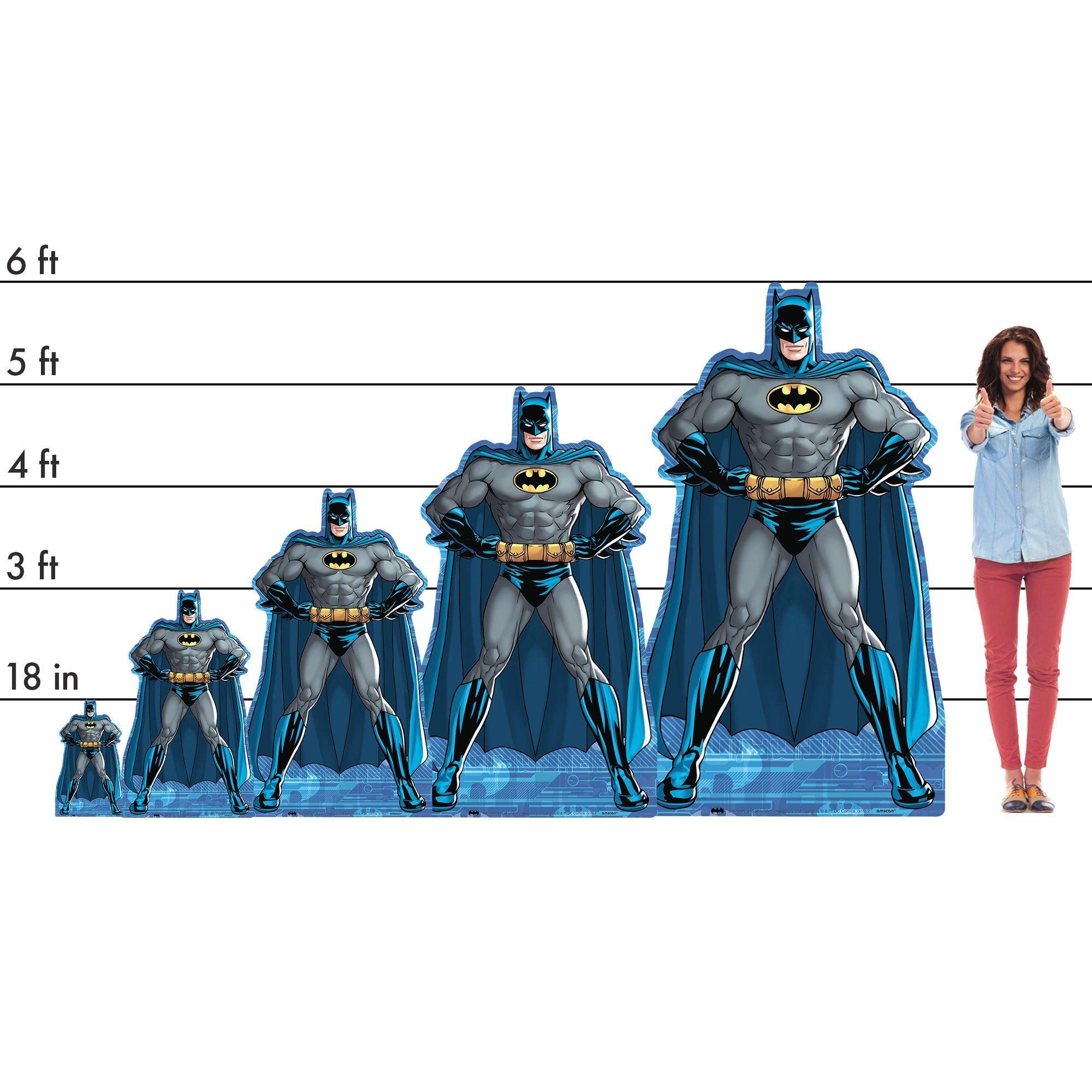 Batman LifeSize Cardboard Cutout, 5ft Party City
