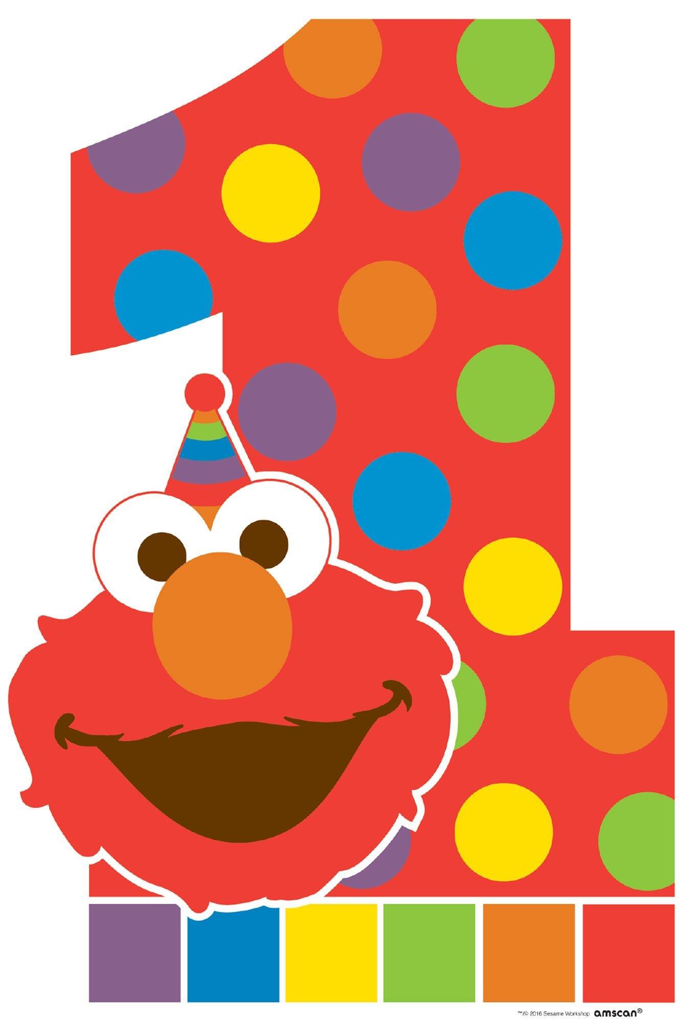 Elmo 1st Birthday Life-Size Cardboard Cutout