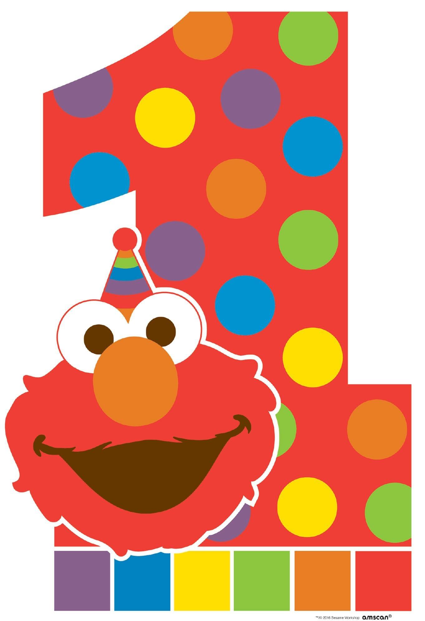 Elmo 1st Birthday Invitations