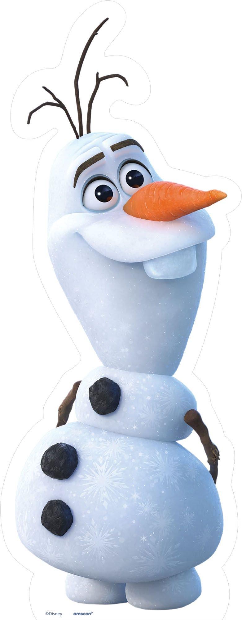 Olaf LifeSize Cardboard Cutout, 5ft Frozen 2 Party City