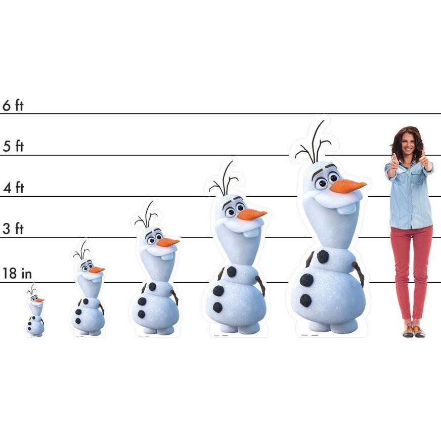 Olaf Cardboard Cutout, 3ft - Frozen 2