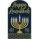 Happy Hanukkah Celebration Centerpiece Cardboard Cutout, 18in