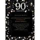 Custom Sparkling Celebration 90 Invitations
