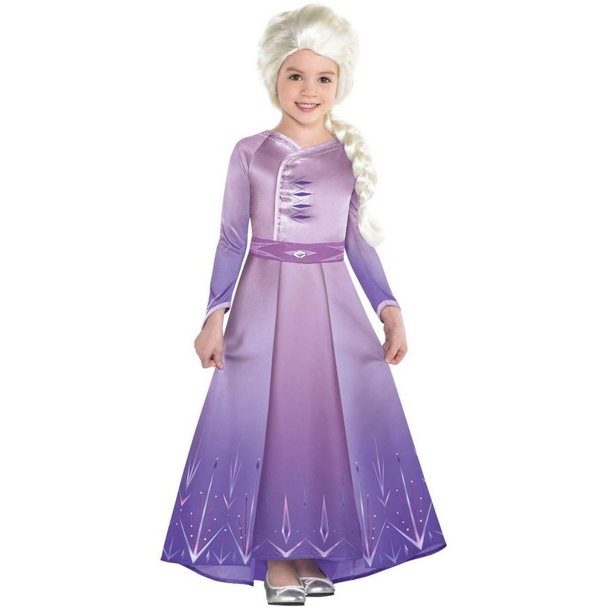 Child Act 1 Elsa Costume with Wig - Frozen 2