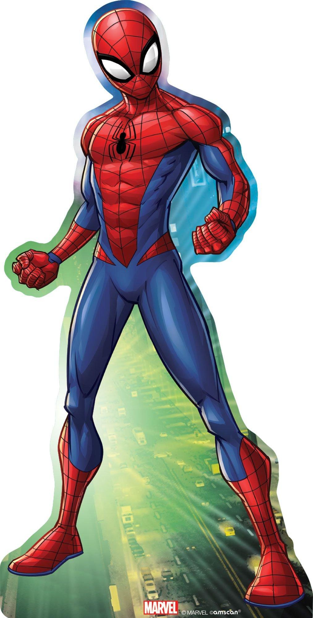 bed Wonder SpiderMan Cardboard Cutout, 4ft Party City