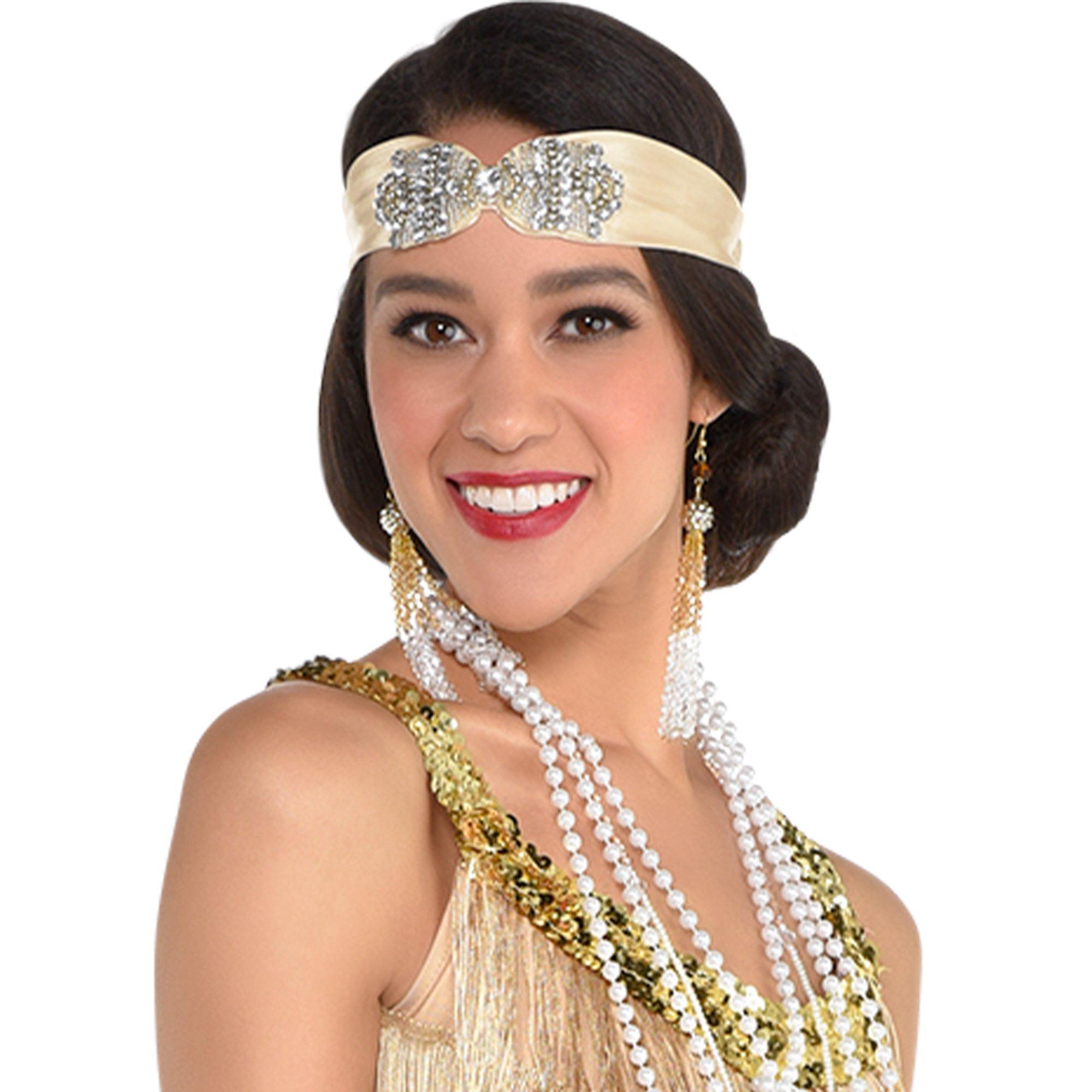 Adult Charleston Champagne Flapper Costume