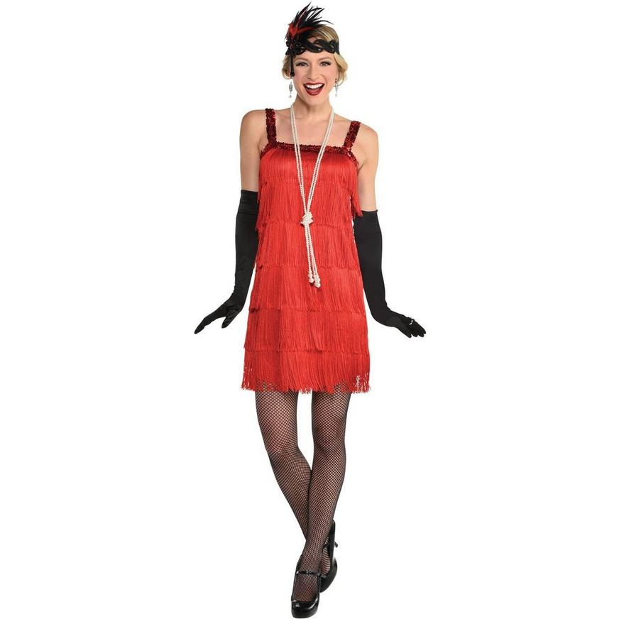 Adult Ruby Red Flapper Costume