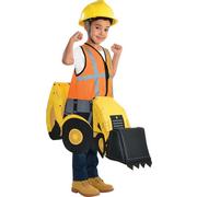 Child Construction Digger Ride-On Costume