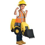 Child Construction Digger Ride-On Costume