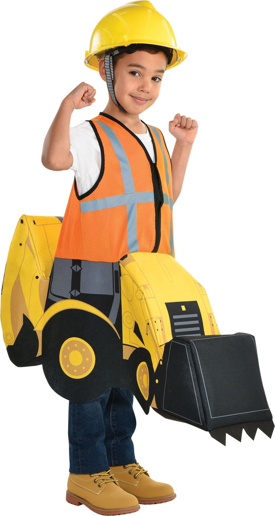 Child Construction Digger Ride-On Costume | Party City