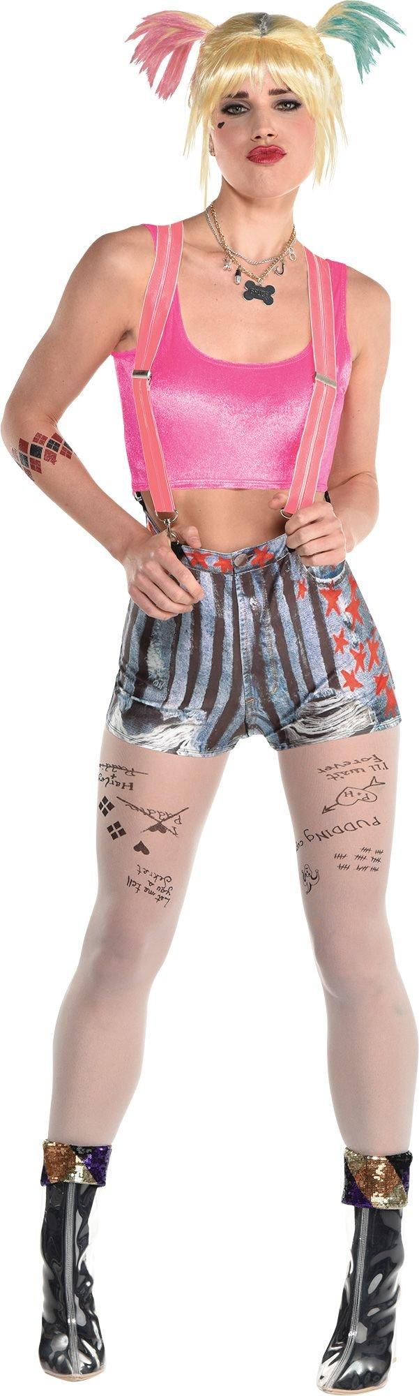 harley quinn shorts costumes