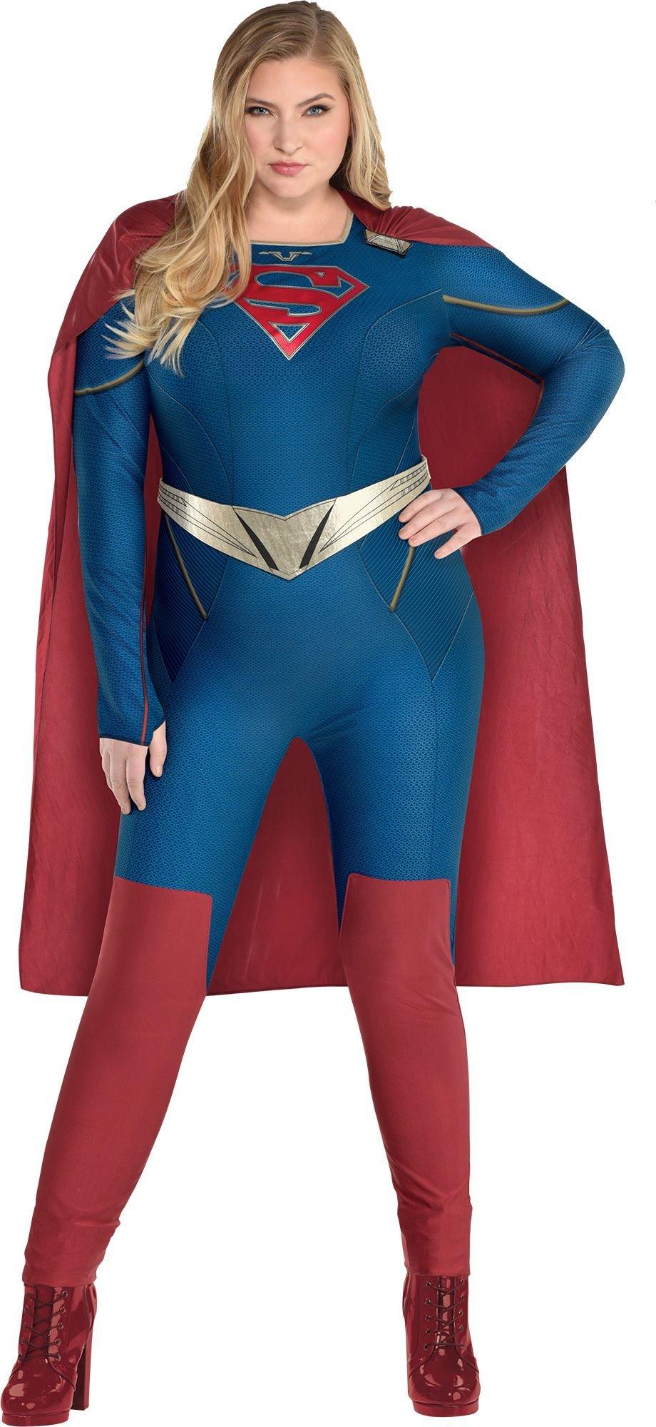 Adult Supergirl Costume Plus Size Party City 7912