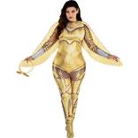 Adult Gold Armor Wonder Woman Costume Plus Size - WW 1984