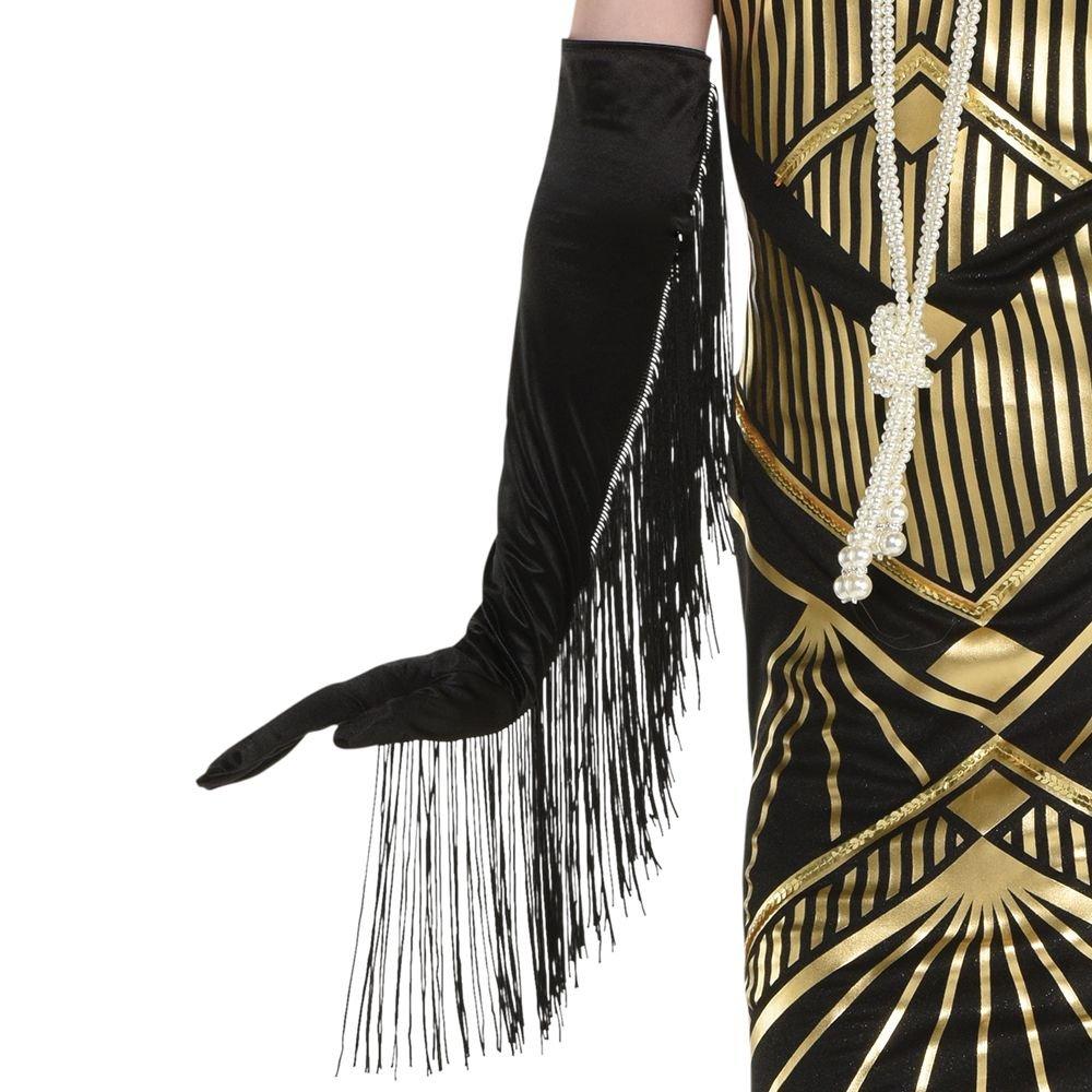 Adult Roaring 20s Gold Art Deco Flapper Costume