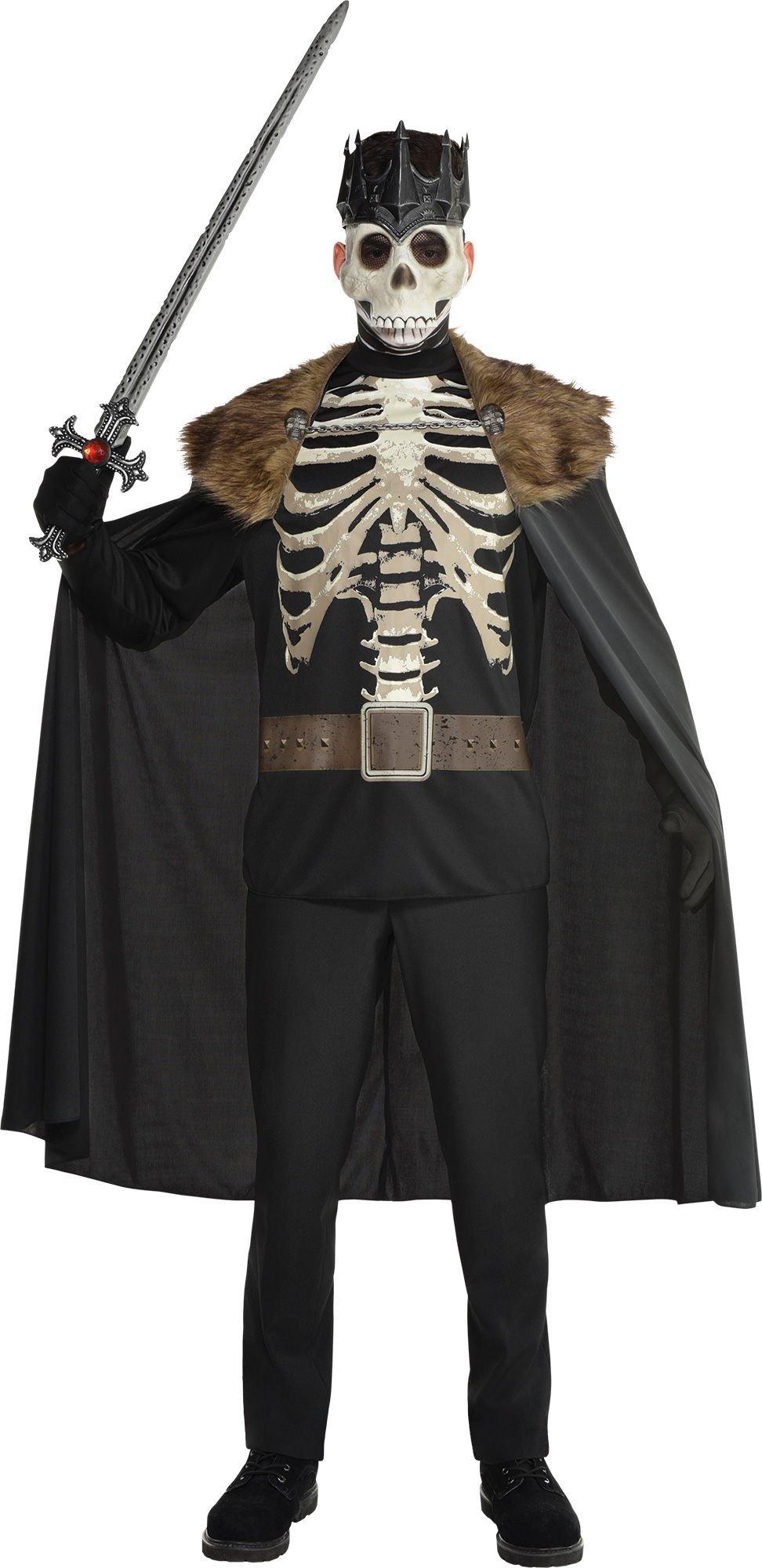 Adult Dark King Skeleton Costume